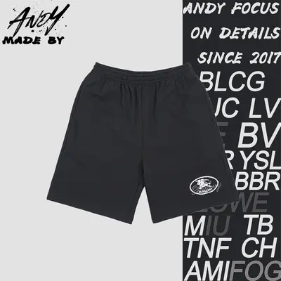 💰(230CNY) Circle Logo Signature Horseshoe Embroidered Shorts Item ID:210257