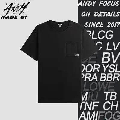 💰(180CNY) Pocket Two-Tone Embroidered Short Sleeve Item ID:110848