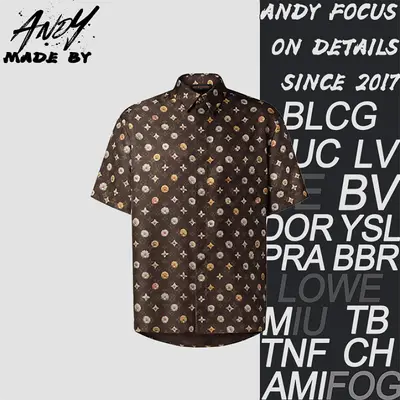 💰(280CNY) Short-sleeve shirt with full-daisy vintage print Item ID:111020