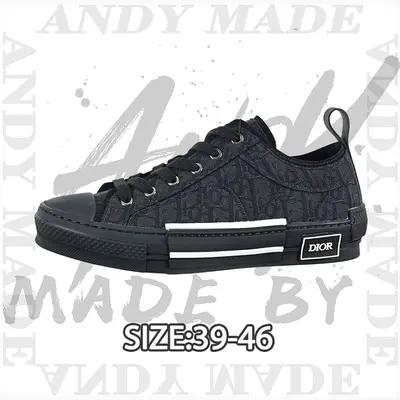 💰(410CNY) B23 League series low-top all-black fully printed jacquard canvas Item ID:310997