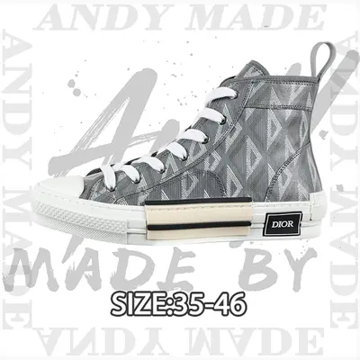 💰(410CNY) B23 League Series High-Top Silver Gray CD Diamond Pattern Style Item ID:311015