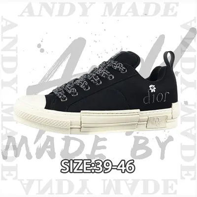 💰(430CNY) B23 Skater Collaboration Matte Black Solid Canvas Item ID:311026