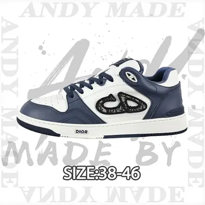 💰(450CNY) B57 New Casual Shoes Couple Style Deep Navy Blue Low-top Sneakers Item ID:311062