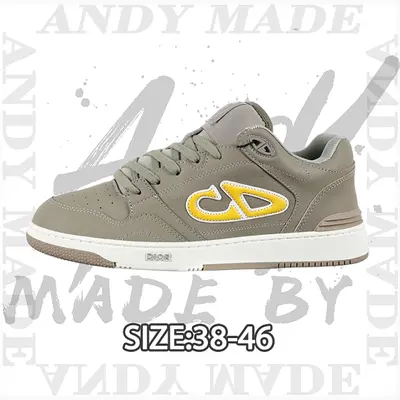 💰(450CNY) B57 New Casual Shoes, Couples Style, Earth Gray Milk Tea, Low-Top Sneakers Item ID:311068