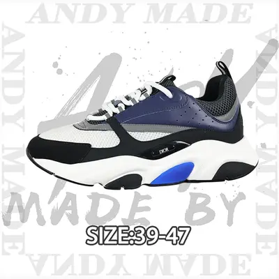 💰(450CNY) B22 Men's Casual Running Fashion Sneakers 'Black Blue 20' Item ID:311142