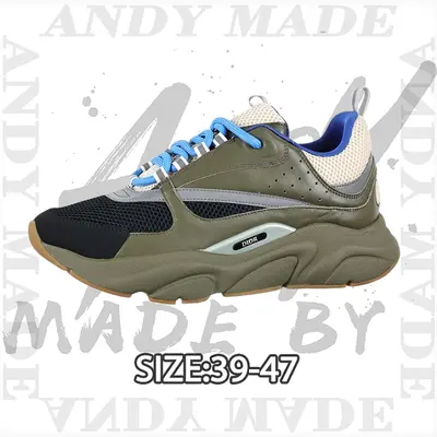 💰(450CNY) B22 Men's Casual Running Sneakers 'Olive Green 61' Item ID:311144