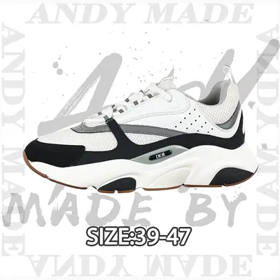 💰(450CNY) B22 Men's Casual Running Fashion Sneakers 'Black White 58' Item ID:311145