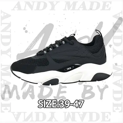 💰(450CNY) B22 Men's Casual Running Fashion Sneakers 'Black White 11' Item ID:311146