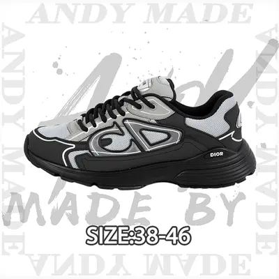 💰(500CNY) B30 Series Casual Sneakers Dad Shoes Black Grey Item ID:311151