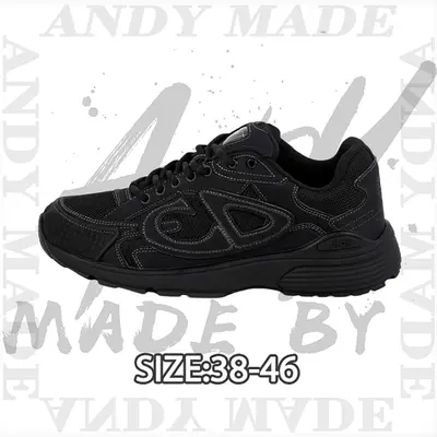 💰(500CNY) B30 Series Casual Sneakers Dad Shoes Black Item ID:311164