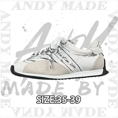 💰(450CNY) Runway graffiti sketch sneakers, Air Jordans Item ID:311198