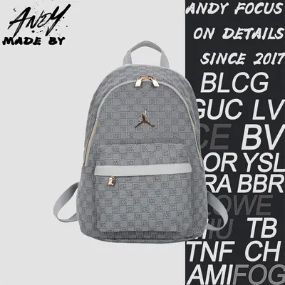 💰(185CNY) grey Jordan Backpack Item ID:41026-P