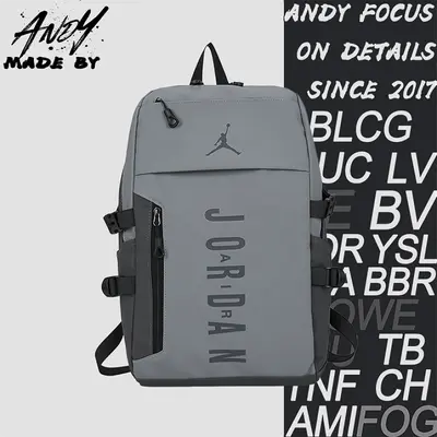 💰(145CNY) grey Jordan Backpack Item ID:41033-P