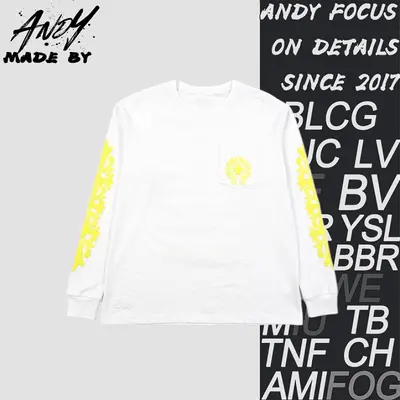 💰(250CNY) Long-sleeve cross-back yellow Sanskrit print shirt Item ID:111035