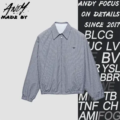 💰(390CNY) Gray checkered reversible jacket Item ID:111045
