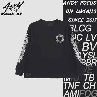 💰(260CNY) Waffle grid cross-arm Sanskrit scroll print long sleeve Item ID:111116