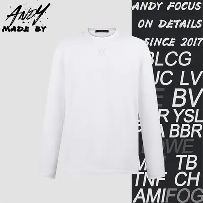 💰(139CNY)L*V 25FW Embossed Logo Long-Sleeve T-Shirt Item ID: 111056-Z