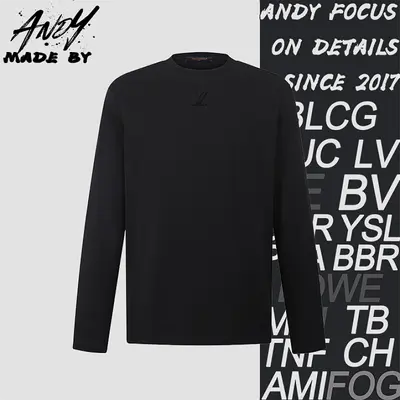 💰(139CNY)L*V 25FW Embossed Logo Long-Sleeve T-Shirt Item ID: 111057-Z