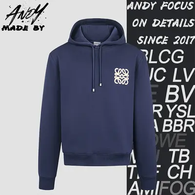 💰(199CNY) 26SS Embroidered Logo Cotton Drawstring Hooded Sweatshirt Item ID: 111058-Z
