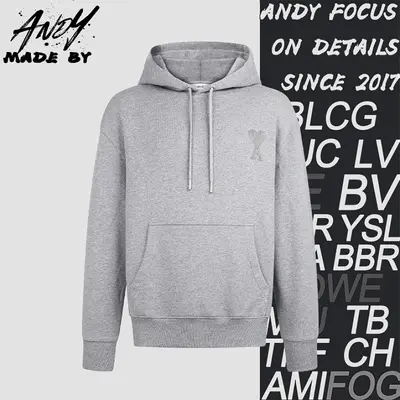 💰(290CNY)26FW Cotton Hooded Sweatshirt with Heart Embroidered Logo Item ID: 111060-Z