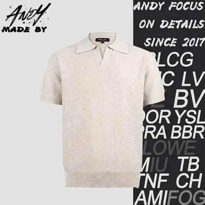 💰(260CNY)26FW Savan Silk Short-Sleeve Polo Shirt Item ID: 111072-Z