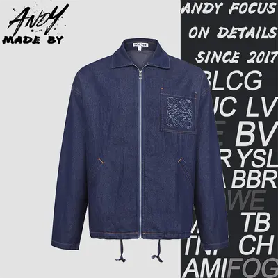 💰(290CNY)26FW Embroidered Logo Cotton Denim Jacket Item ID: 111073-Z