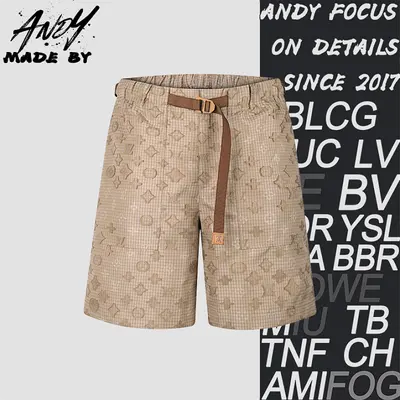 💰( 330CNY)MONOGRAM All-over Jacquard Rip-Resistant Shorts Iem ID:210284-Z