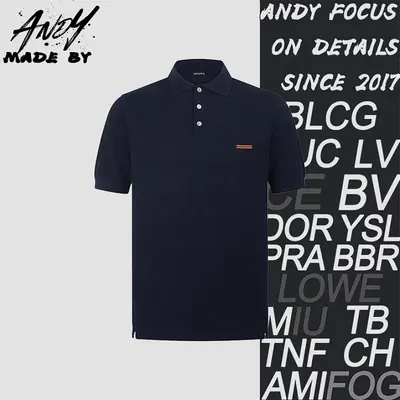 💰( 280CNY)Embroidered Logo Cotton Knit Polo Shirt Iem ID:111106-Z