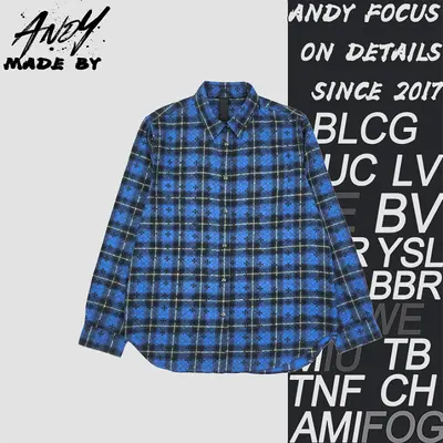💰(320CNY) Full-Print Plaid Cross Long-Sleeve Shirt Item ID:111128