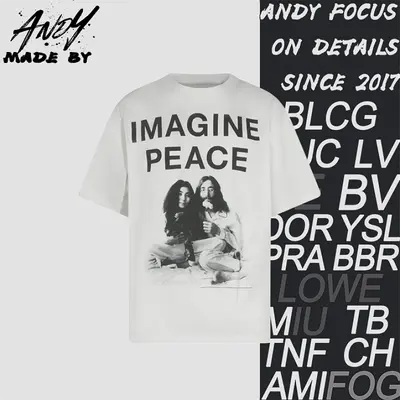 💰(180CNY) Short-sleeve T-shirt with anti-war peace declaration print Item ID:111139