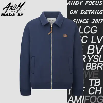 💰(390CNY)Embroidered Leather Label Zipper Jacket Iem ID:111161-S