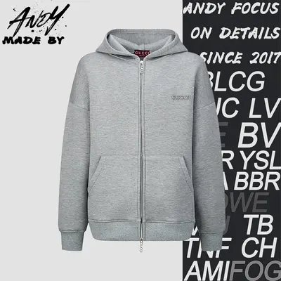 💰(350CNY)Appliqué Embroidered Zipper Hoodie Iem ID:111162-S
