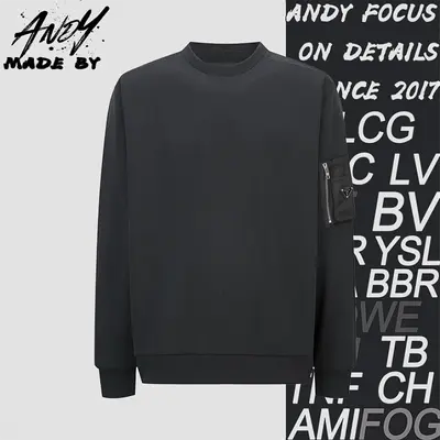 💰(280 CNY)Oversized Nylon Sleeve Pocket Sweatshirt Iem ID:111169-S