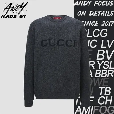 💰(280CNY)Cashmere Intarsia Logo Knit Sweater Iem ID:111204-S