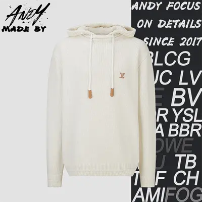 💰(330CNY)Embroidered Logo Knit Hoodie Iem ID:111220-S