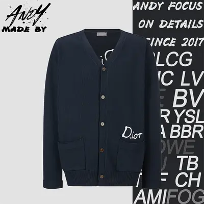 💰(340CNY)Friends Embroidered Cotton Blend Button-Down Cardigan Iem ID:111224-S