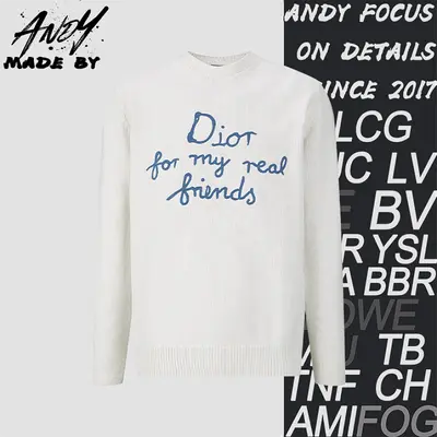 💰(300CNY)Friends Embroidered Knit Pullover Iem ID:111226-S