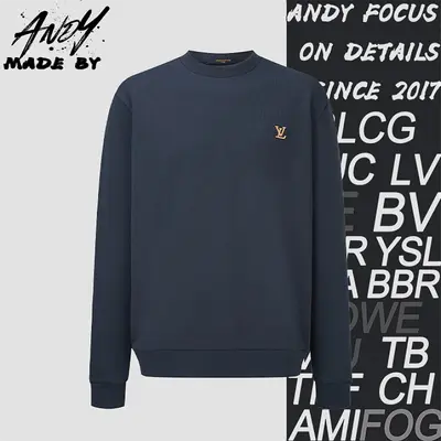 💰(260CNY)Crew Neck Sweatshirt with Embroidered Logo Leather Label Iem ID:111233-S