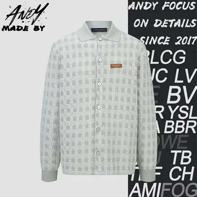 💰(370CNY)Chunky Check Jacquard Knit Cardigan Iem ID:111234-S