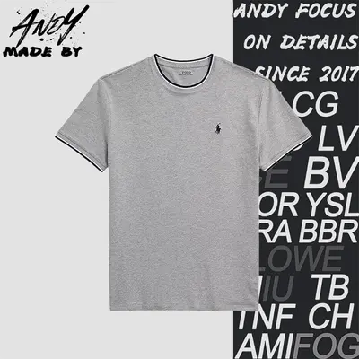 💰(180CNY) Piqué round neck color-blocked short-sleeved shirt: Item ID:110610