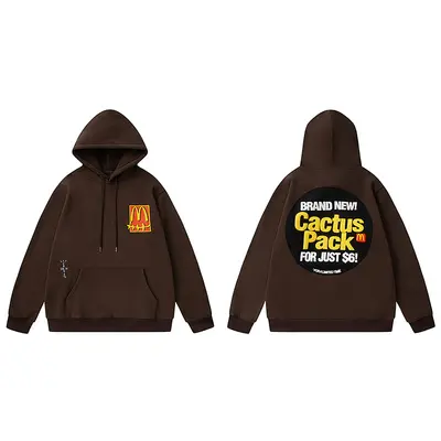 ￥126 TRAVIS SCOTT CACTUS JACK × MCDONALD HOODIE 261660