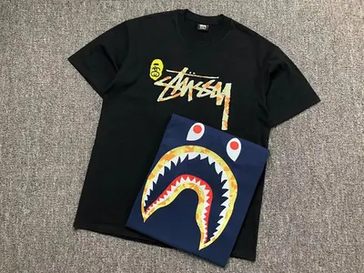 ￥85 STUSSY BAPE T-SHIRT 17204031
