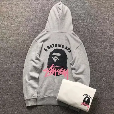￥168 STUSSY X BAPE HOODIE 19121231