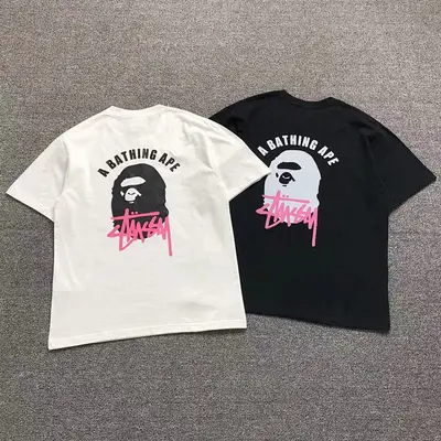 ¥95 BAPE STUSSY T-SHIRT 110061617