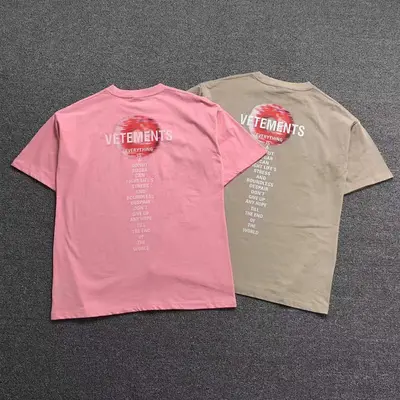 ￥98 VETEMENTS T-SHIRT 110081358