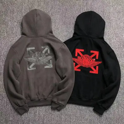 ￥105 A⭐R J⭐R⭐AN OFF-WHITE HOODIE 110091557