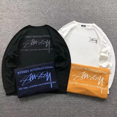￥106 STUSSY LONG SLEEVED 210160202