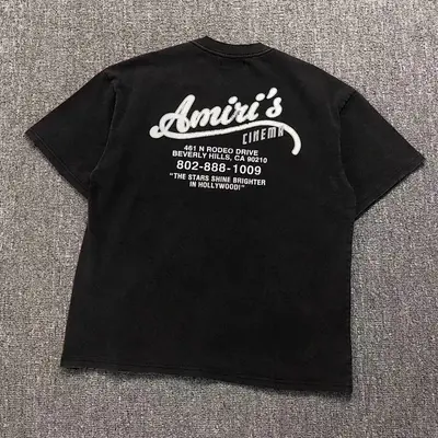 ¥115 AMIRI T-SHIRT 311042817(im 170cm 55kg i wear size M in the phot)