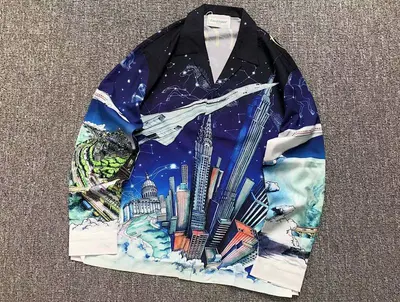 ¥116 CASABLANCA SHIRT 211050339(im 170cm 55kg i wear size L in the phot)