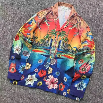 ¥116 CASABLANCA SHIRT 211050539(im 170cm 55kg i wear size L in the phot)